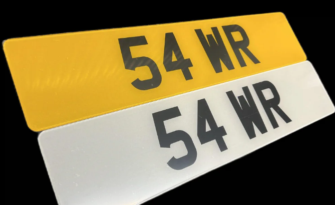 High-Quality 2D Printed Number Plates